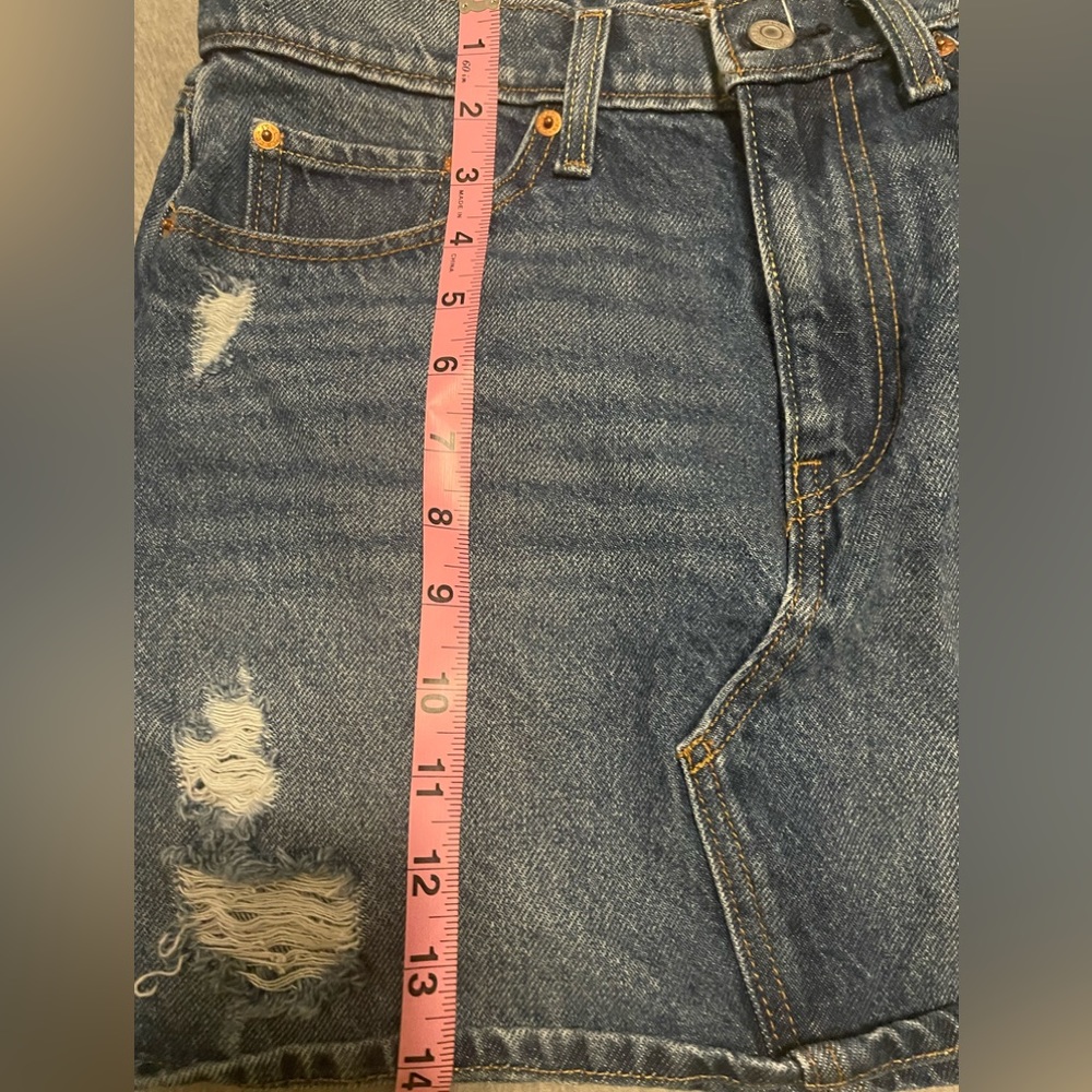 Levis Denim Mini Skirt - Picture 4 of 5